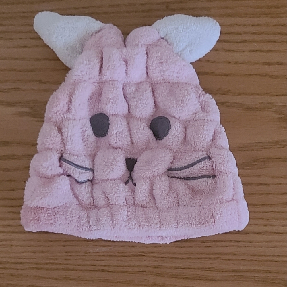 Cap Cat Hair Towel for Kids